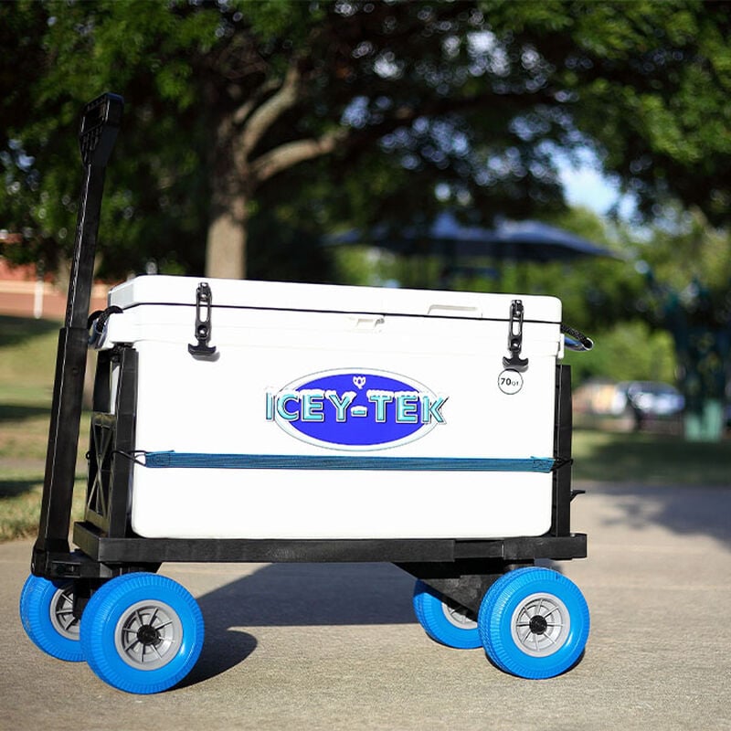 Mighty Max Multi-Purpose Dock Cart Wagon, Blue Tub image number 10